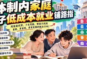 某公众号付费文章:体制内家庭,孩子低成本就业铺路指