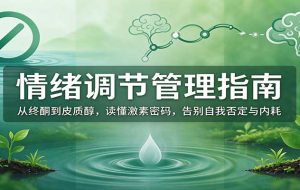 情绪调节管理指南：从睾酮到皮质醇，读懂激素密码，告别自我否定与内耗