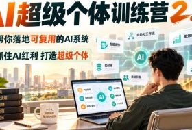 AI超级个体训练营2.0，帮你落地可复用的AI系统，抓住AI红利打造超级个体